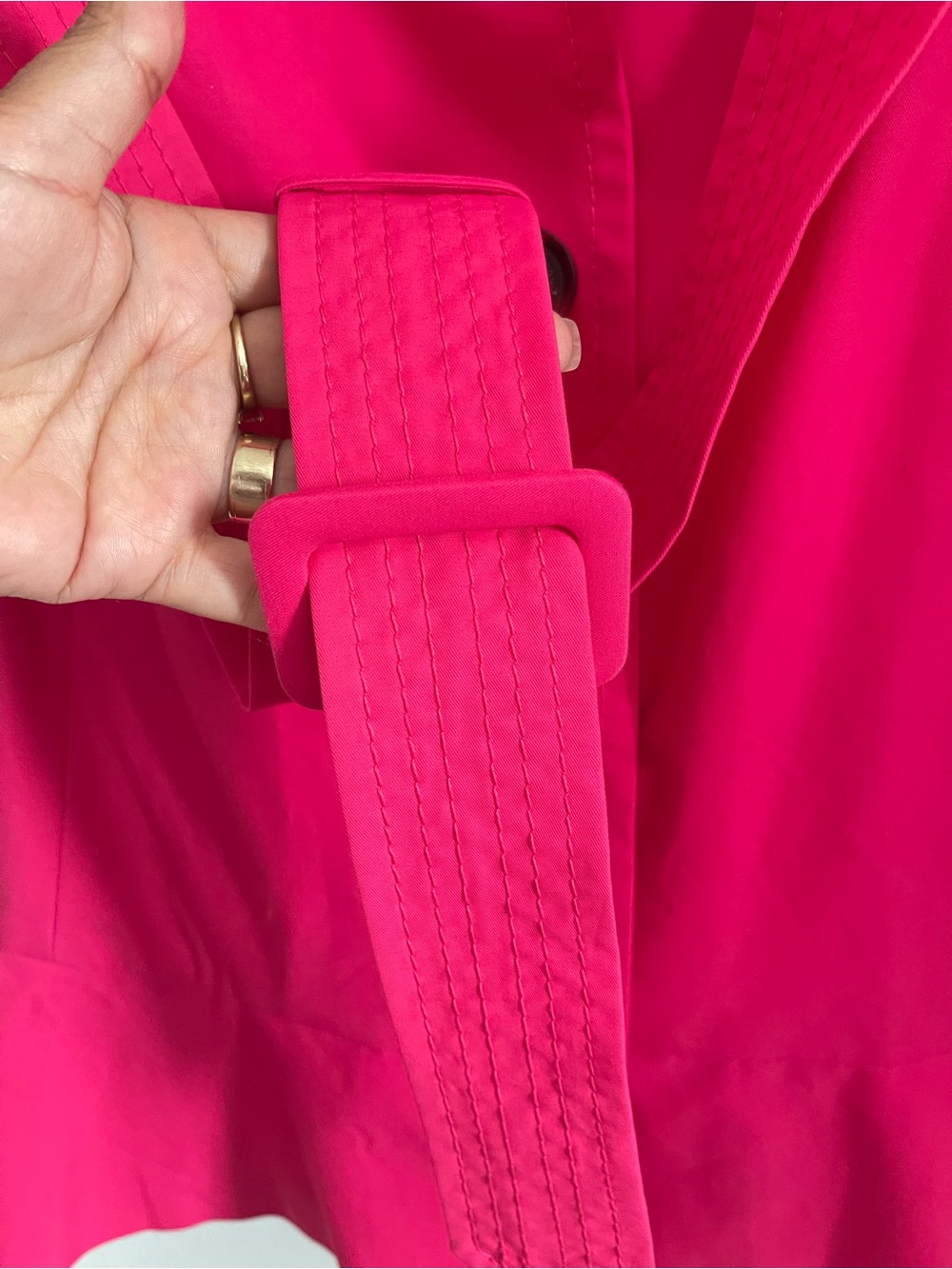 Kate Spade Fuchsia Belted
Trench Coat - Picture 14 of 16
